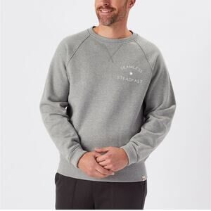 Best Made Co Sweatshirt Mens Large Heather Gray Supima Sweat Logo Crew Neck